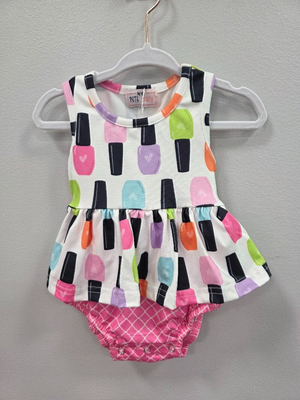 Neon Nail Polish Romper